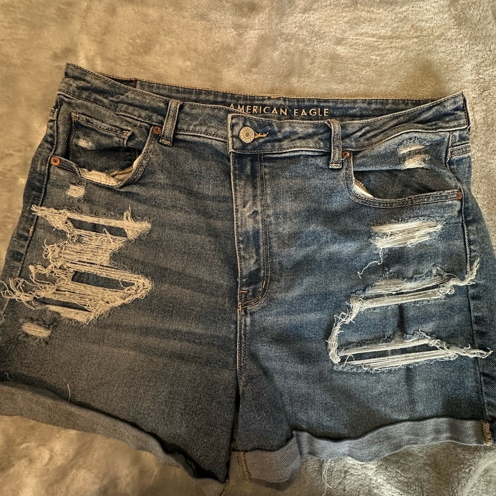 Denim shorts